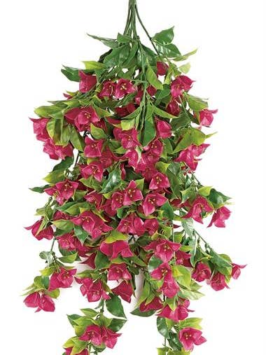 Bougainvillea Hanging Bush, Uv Proof, 36.22", Hot Pink for wholesale by Select Artificials, Inc.