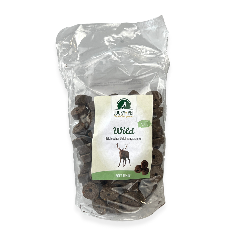 Lucky-Pet Handels- und Produktions GmbH - Wholesale Pet Treats - Dog - Lucky-Pet Soft Wild Rings 500g1