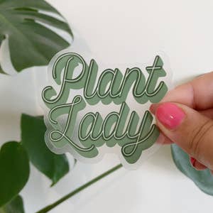 Plant The Spike Sticker for Sale by Lauren B
