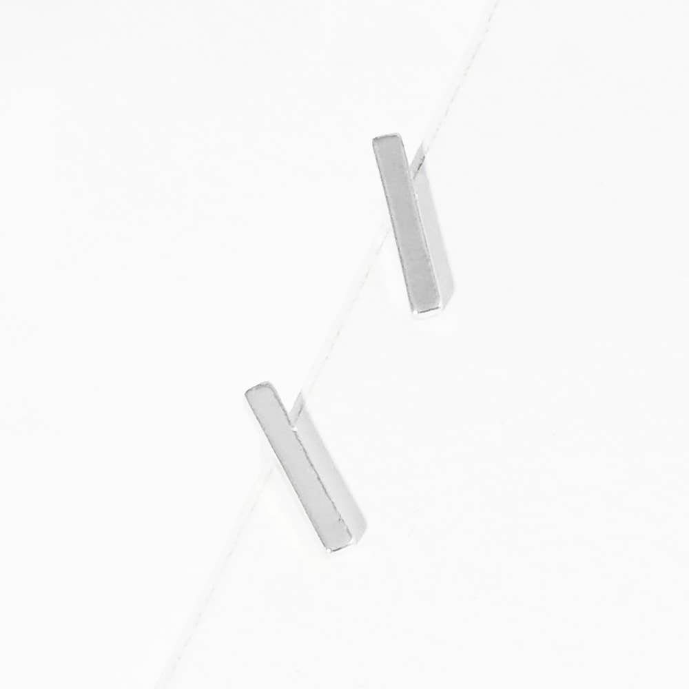 Sensibling Corp. - Wholesale Stud/Post Earrings - Gold Dipped Metal Initial Monogram Stud Earrings6