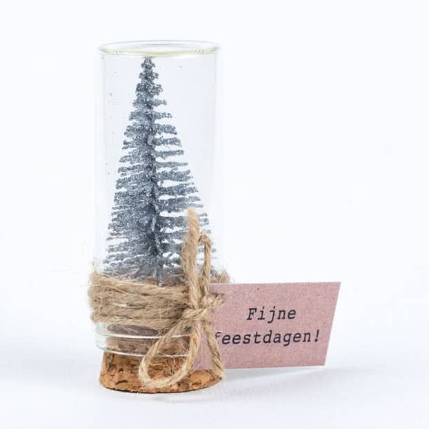 Albero di Natale argento midi per la vendita all'ingrosso da parte di Sidedish Cards