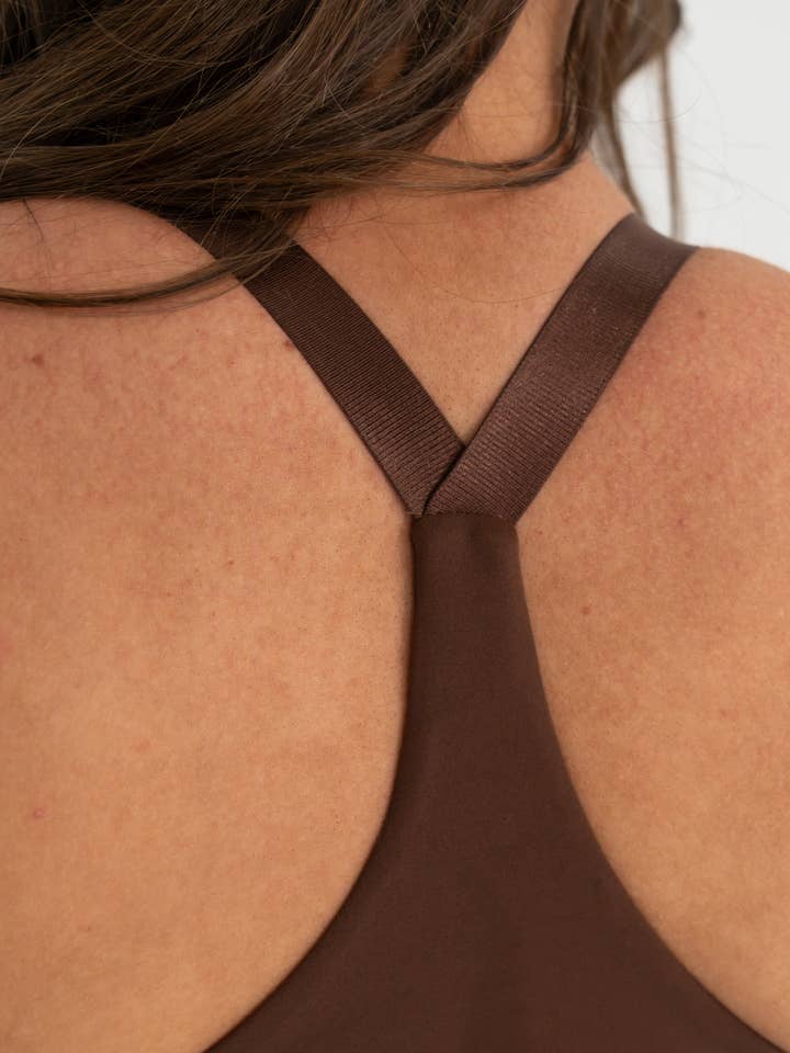 Savage Babe Collection - Vente Brassière de sport – femme - Soutien-gorge Omnia - Marron caroube3