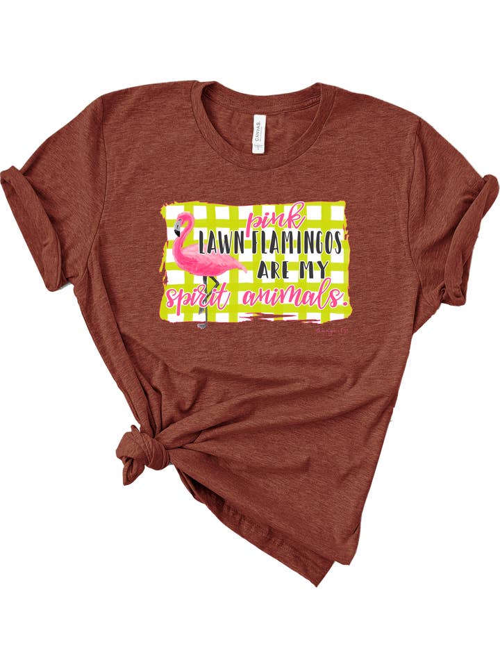 Anagails - Venta al por mayor Camiseta serigrafiada - Mujer - Flamenco rosa