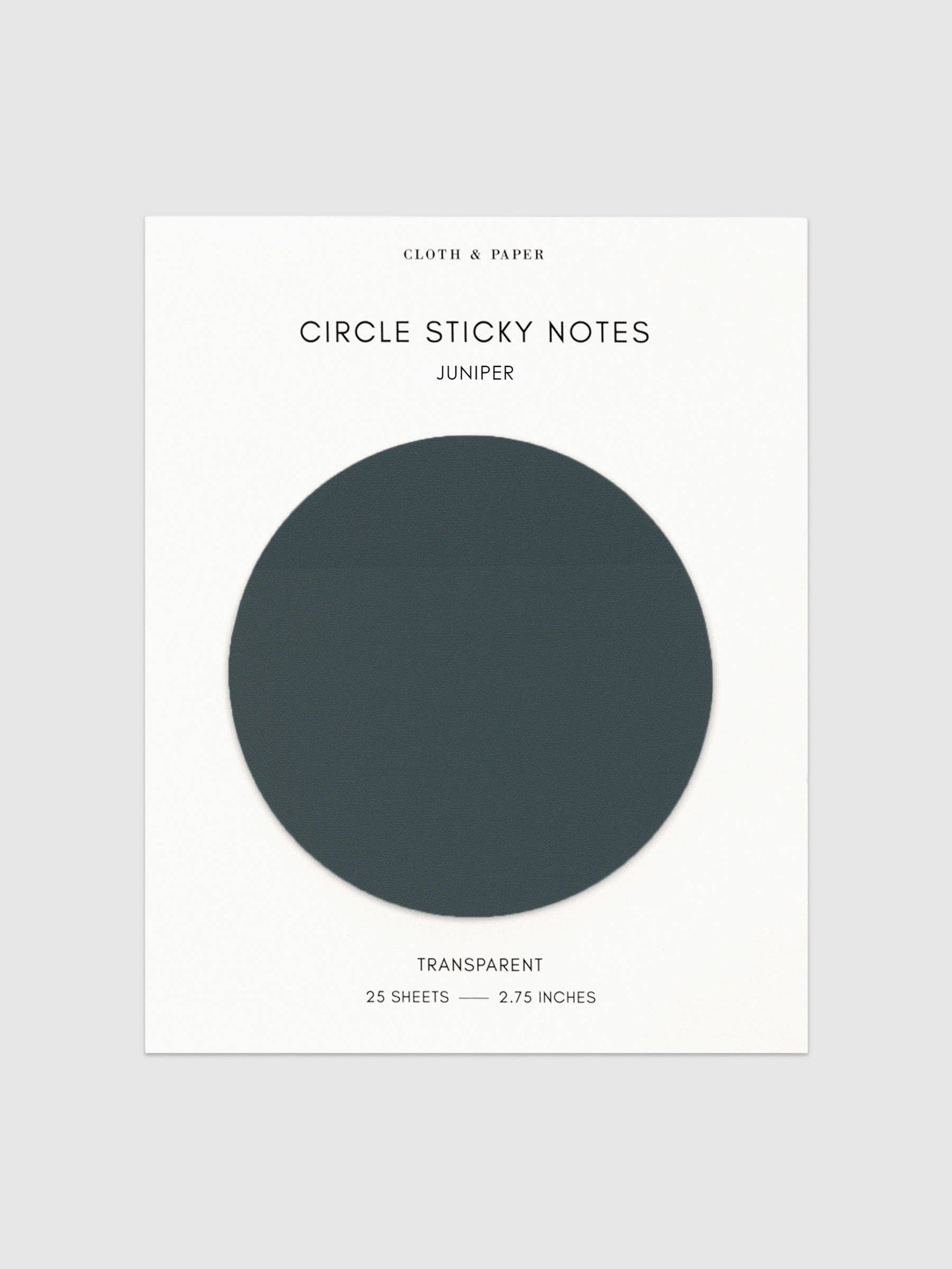 Cloth & Paper - Wholesale Sticky notes - Transparent Circle Sticky Notes20