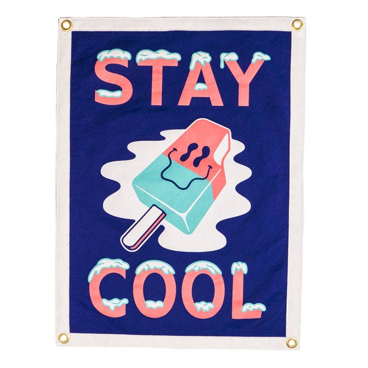 Oxford Pennant - Wholesale Flag - Stay Cool Camp Flag • Holy Smokes x Oxford Pennant