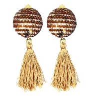 Country Silk - Wholesale Christmas Decoration - 2Pk Ball With Tassle