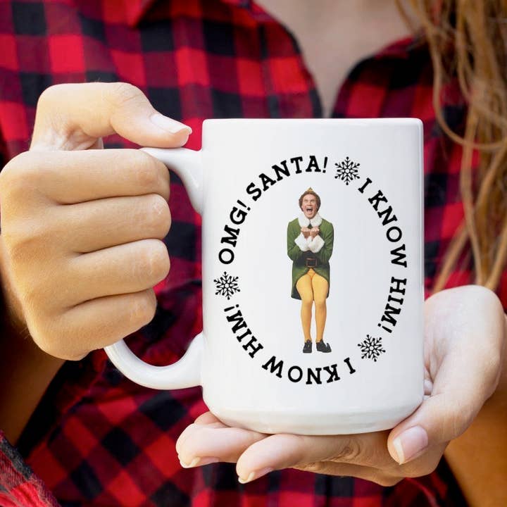 Tazza OMG SANTA per la vendita all'ingrosso da parte di Rustic Girls