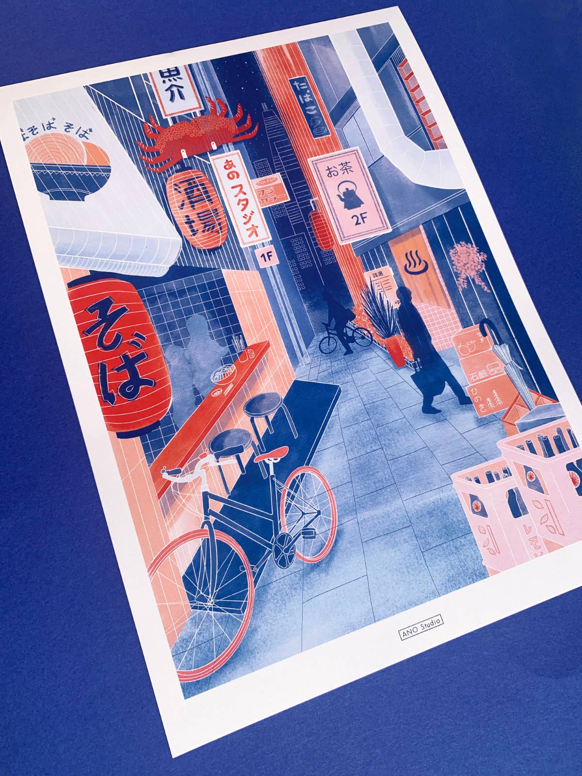 ANO Studio - Wholesale Art Print - A3 Yokocho Art Print2