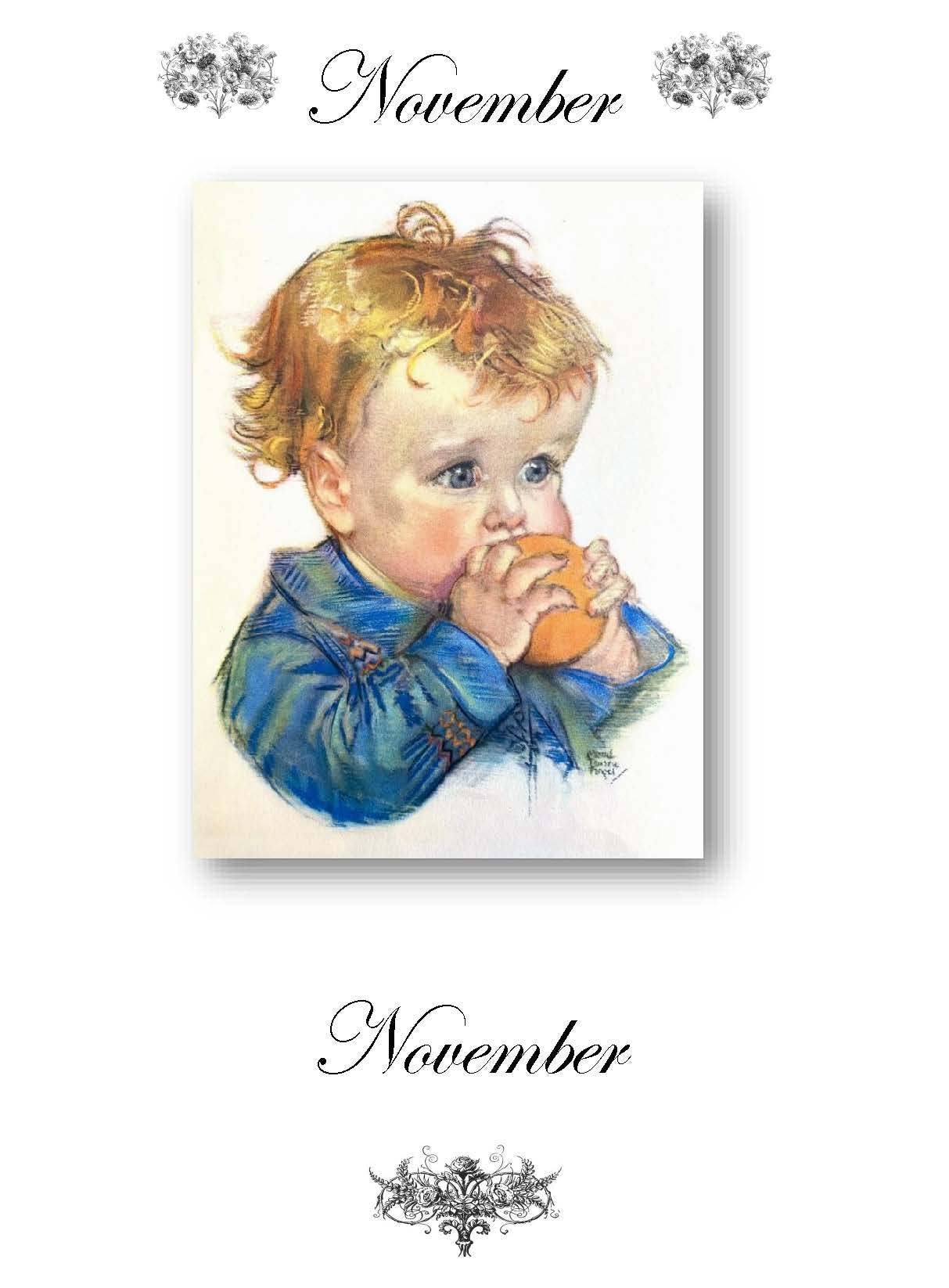 VINTAGE LADIES COLLECTION - Wholesale Memory Book - Kids & Baby - Vintage Illustrators Collection: BABY'S BOOK.18