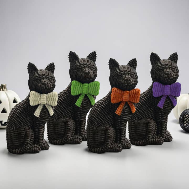 Gia Roma - Wholesale Decorative Figurine - Black Cat Decoration, Farmhouse Halloween Home Decor Statues9