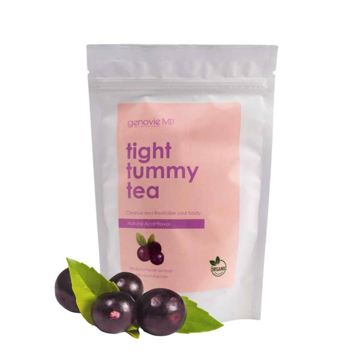 GenovieMD - Wholesale Health/Detox Tea - Tight Tummy Tea, 30 Tea Bags/Pack, Herbal Tea Organic specs6