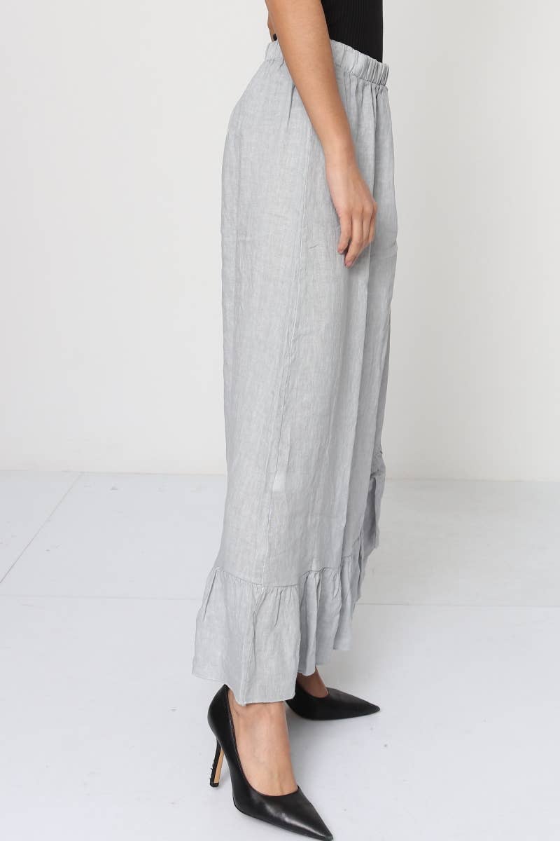 LÉA & LUC - Wholesale Skirt - Women's - 100% Linen Skirt REF. 80025