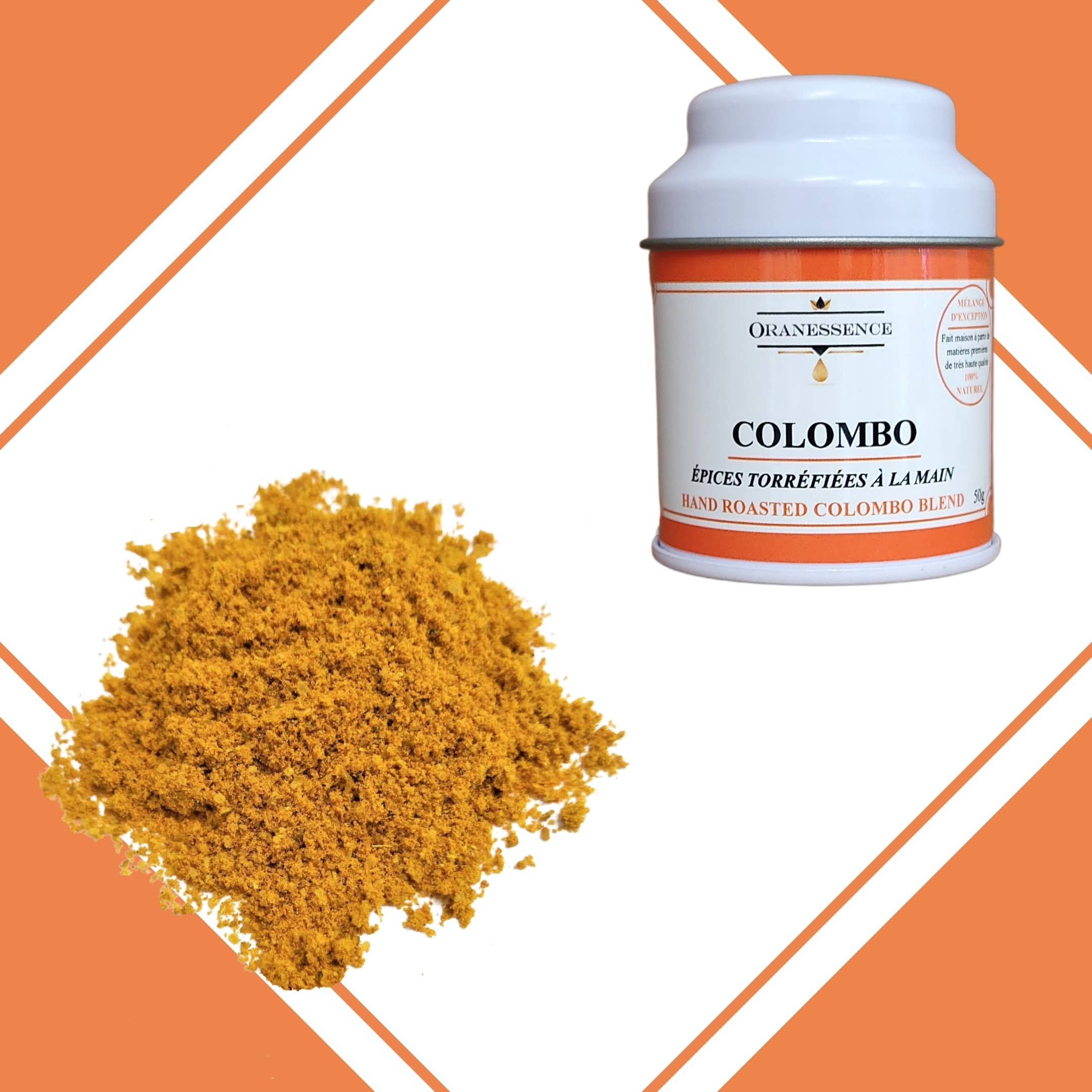 Oranessence – Especiarias secas por atacado – Colombo - Especiarias assadas (caixa de 50g)0