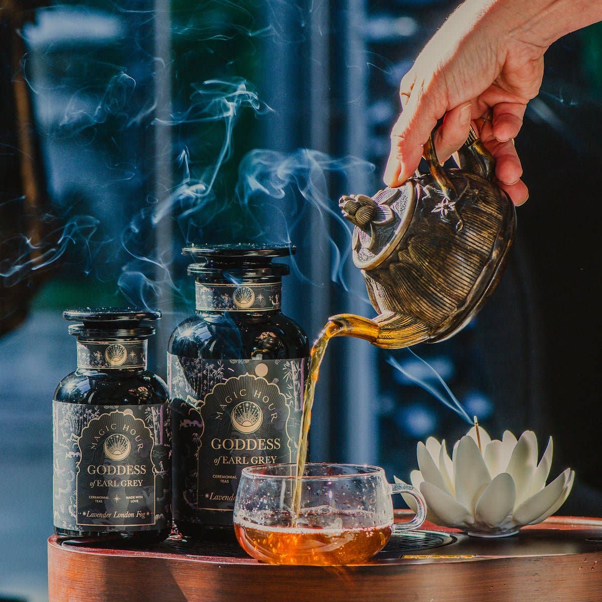 Magic Hour – wholesale Löst te – Earls Goddess: Lavendel London Fog- Te för blommande Clari2