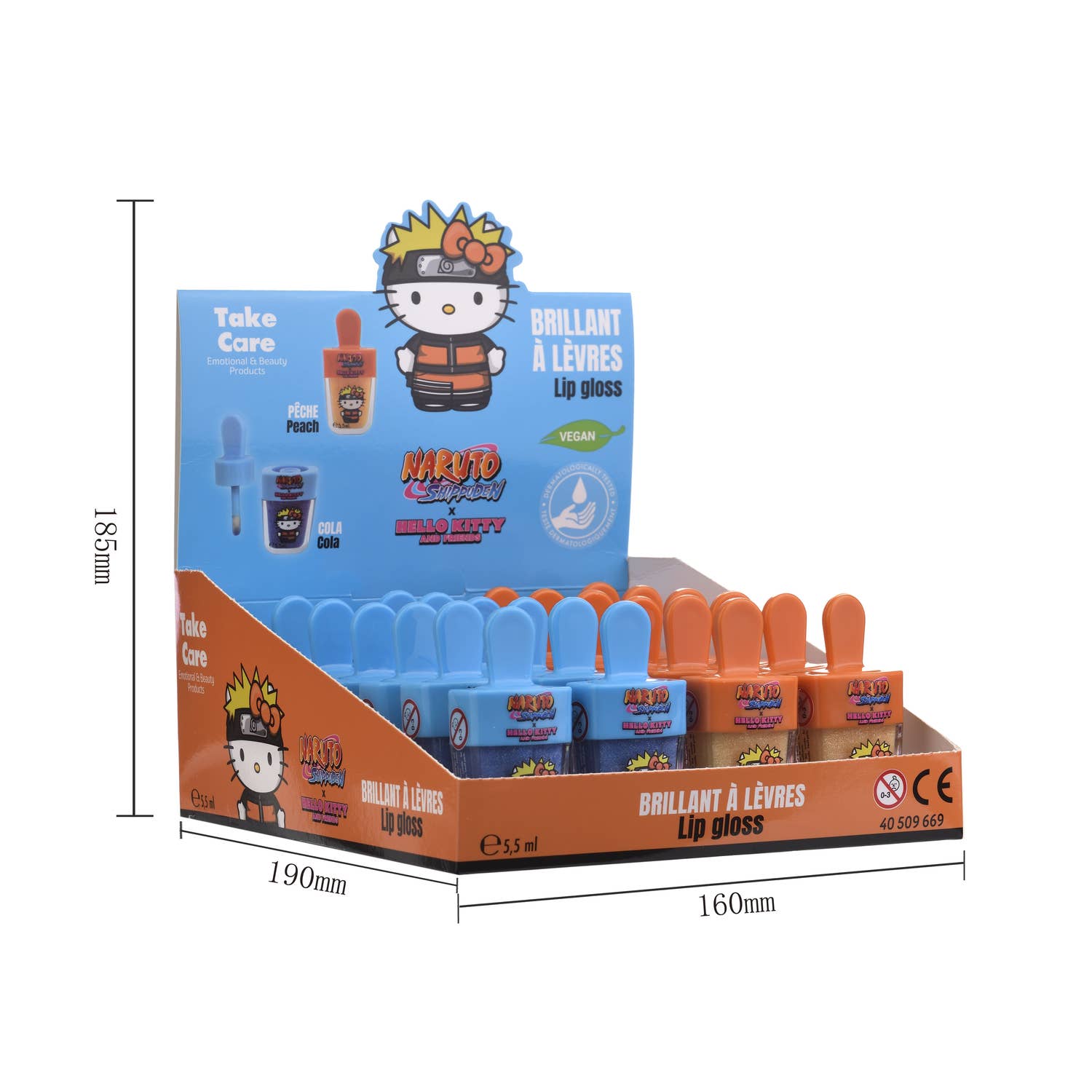 Takecare - Venta al por mayor Brillo de labios - Niños - Brillo de labios Naruto x Hello Kitty6