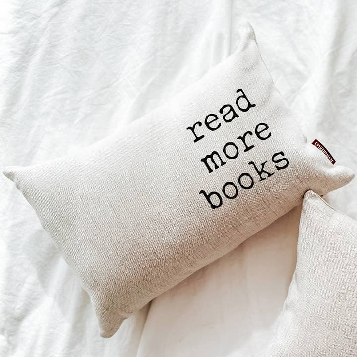 Read More Books Reading Pillow for wholesale by 521handmade
