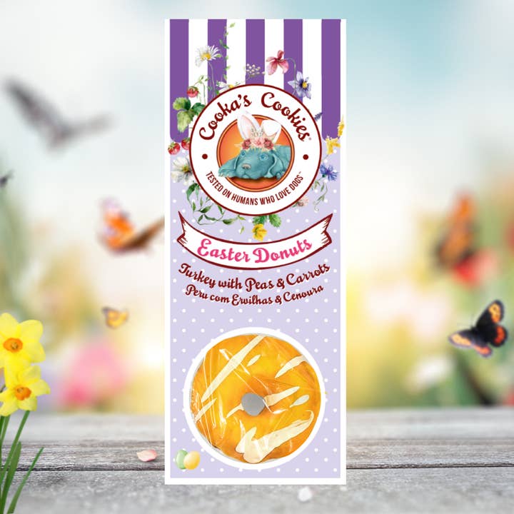Oster-Donuts - Osterleckereien für Hunde für den Großhandel von Cooka's Cookies