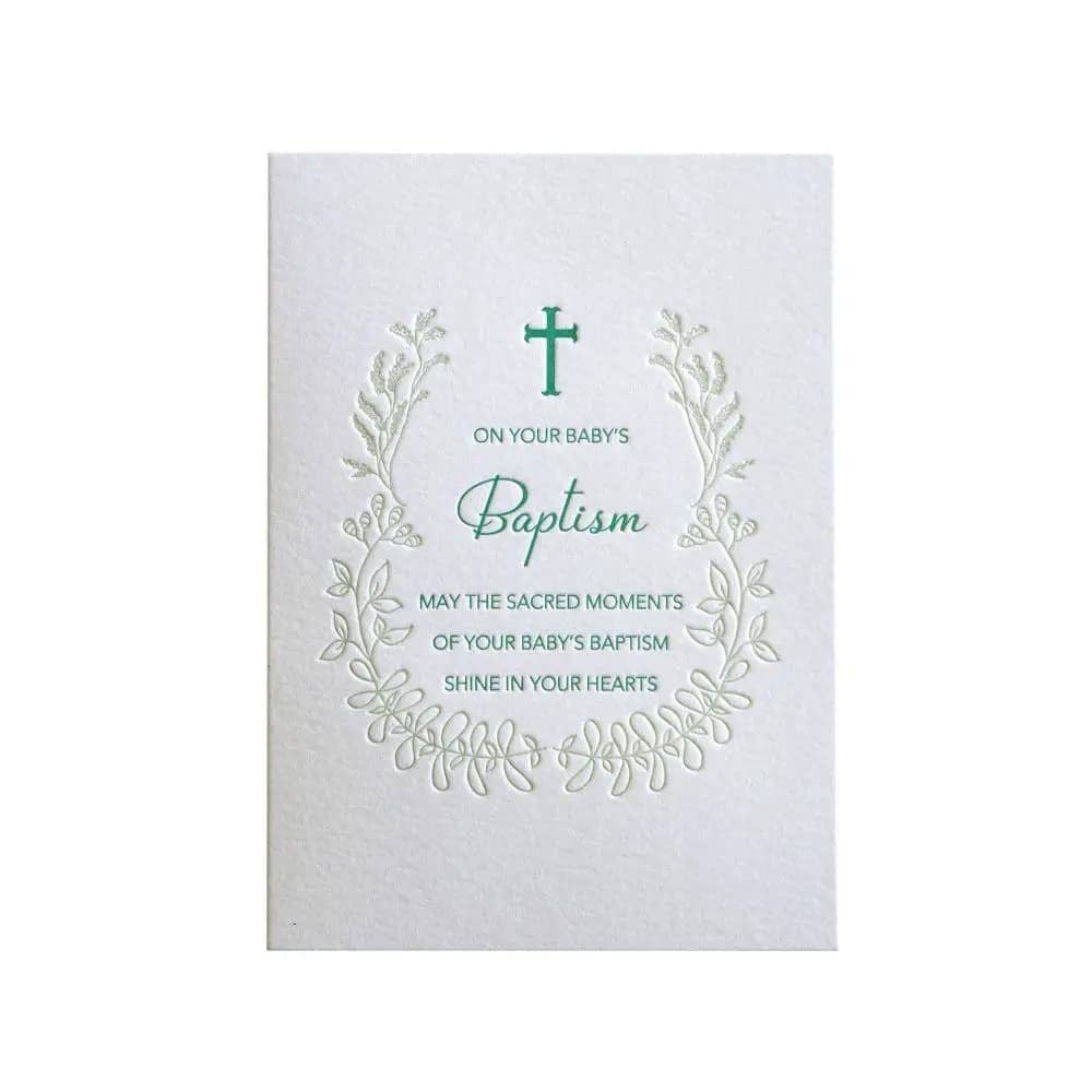 NIQUEA.D - Wholesale Baby Card - Baptism Greeting Card1