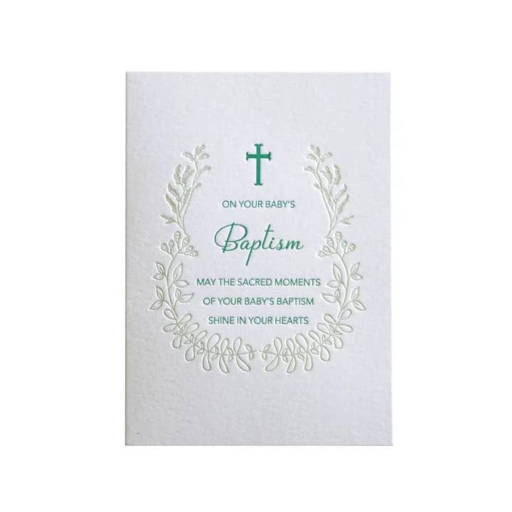 NIQUEA.D - Wholesale Baby Card - Baptism Greeting Card1