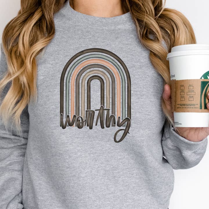 Sudadera Worthy, sudadera Christian Rainbow para venta al por mayor de Lucky Avocado