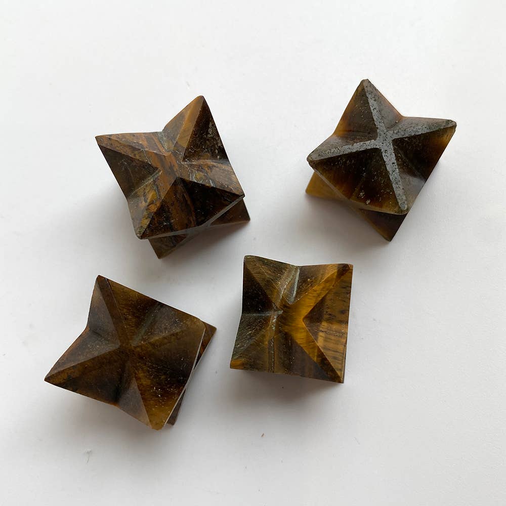 VIE - Vendita all'ingrosso Pietra/cristallo spirituale - Piccola stella Merkaba, 2 cm36