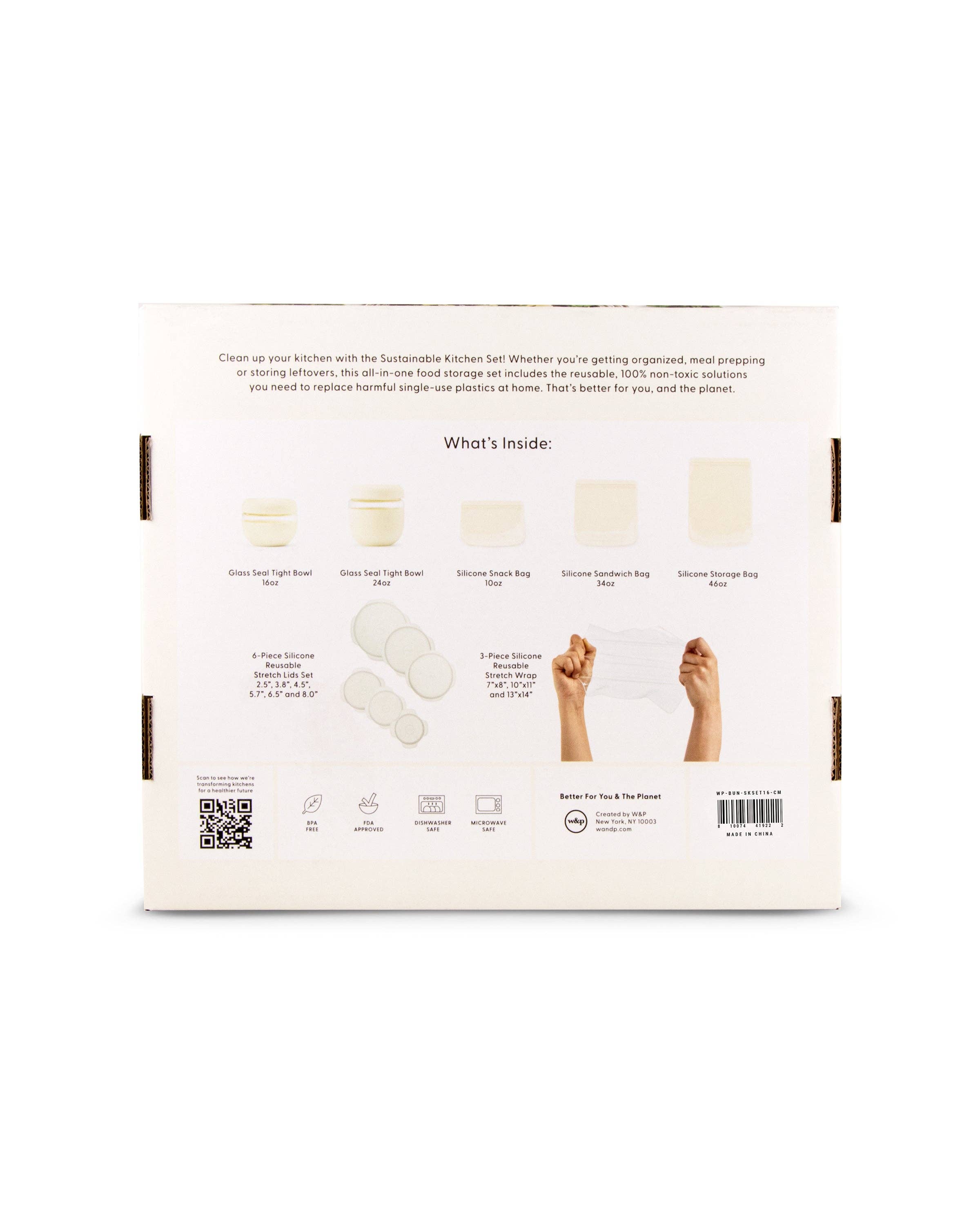 W&P – wholesale Food storage container – 14-Piece Sustainable Kitchen Set3