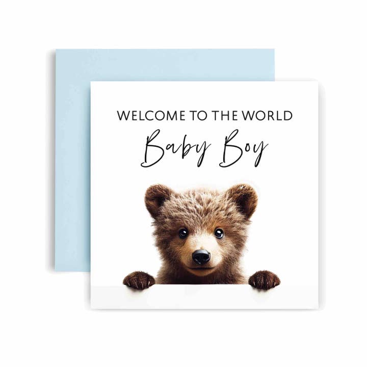 Huxters - Wholesale Baby Card - Welcome to the World Animal