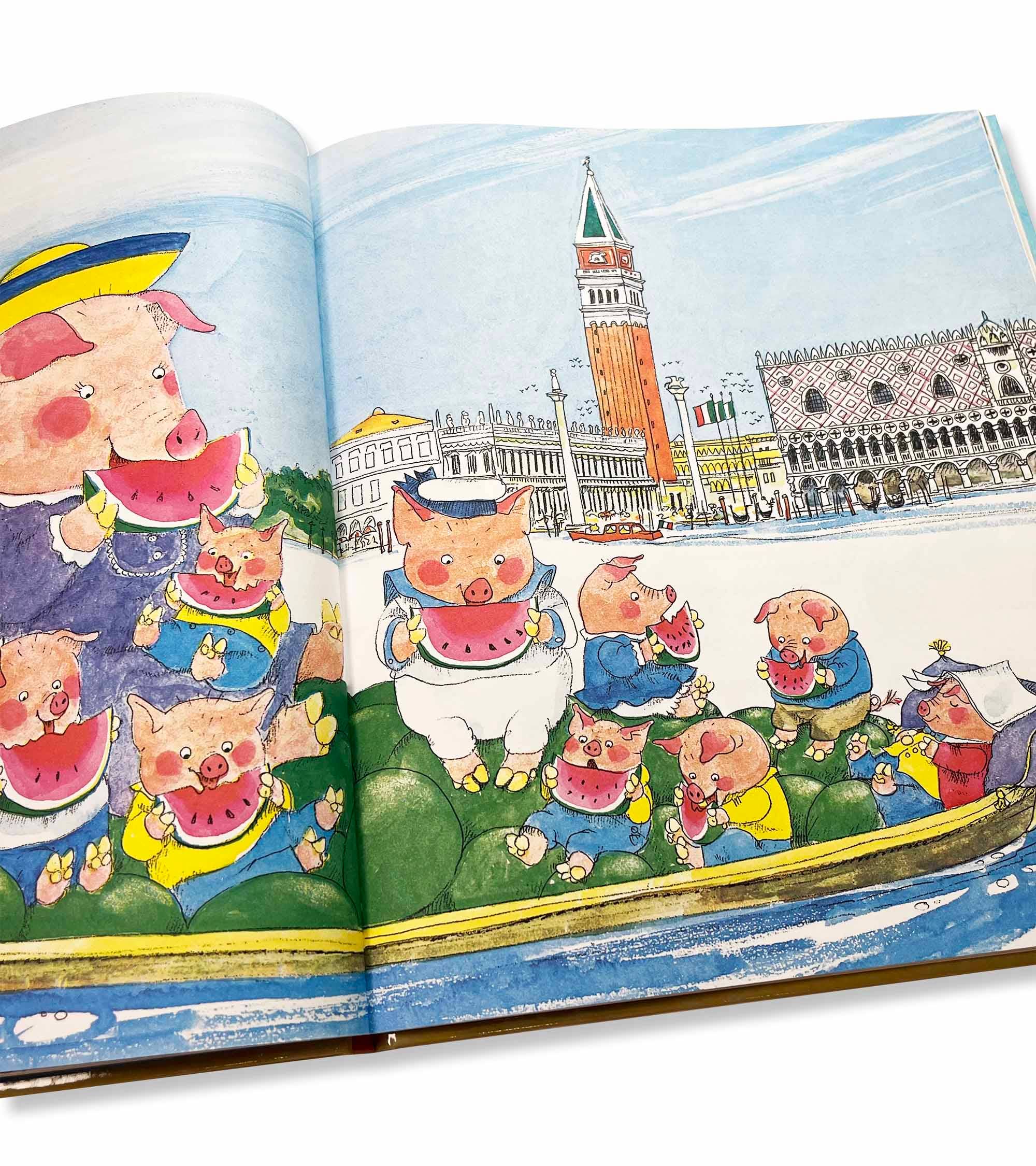 Books to Bed - Vente Haut et bas de pyjama – enfant - Ensemble de pyjama avec livre - Le Monde très occupé de Richard Scarry4