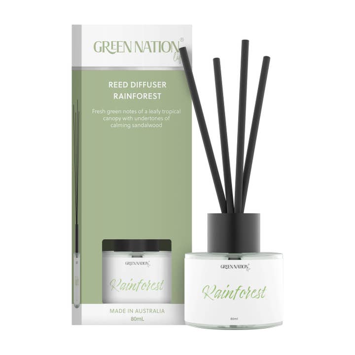Luxurious Scented Diffuser 80ml - Rainforest for wholesale by Green Nation Life