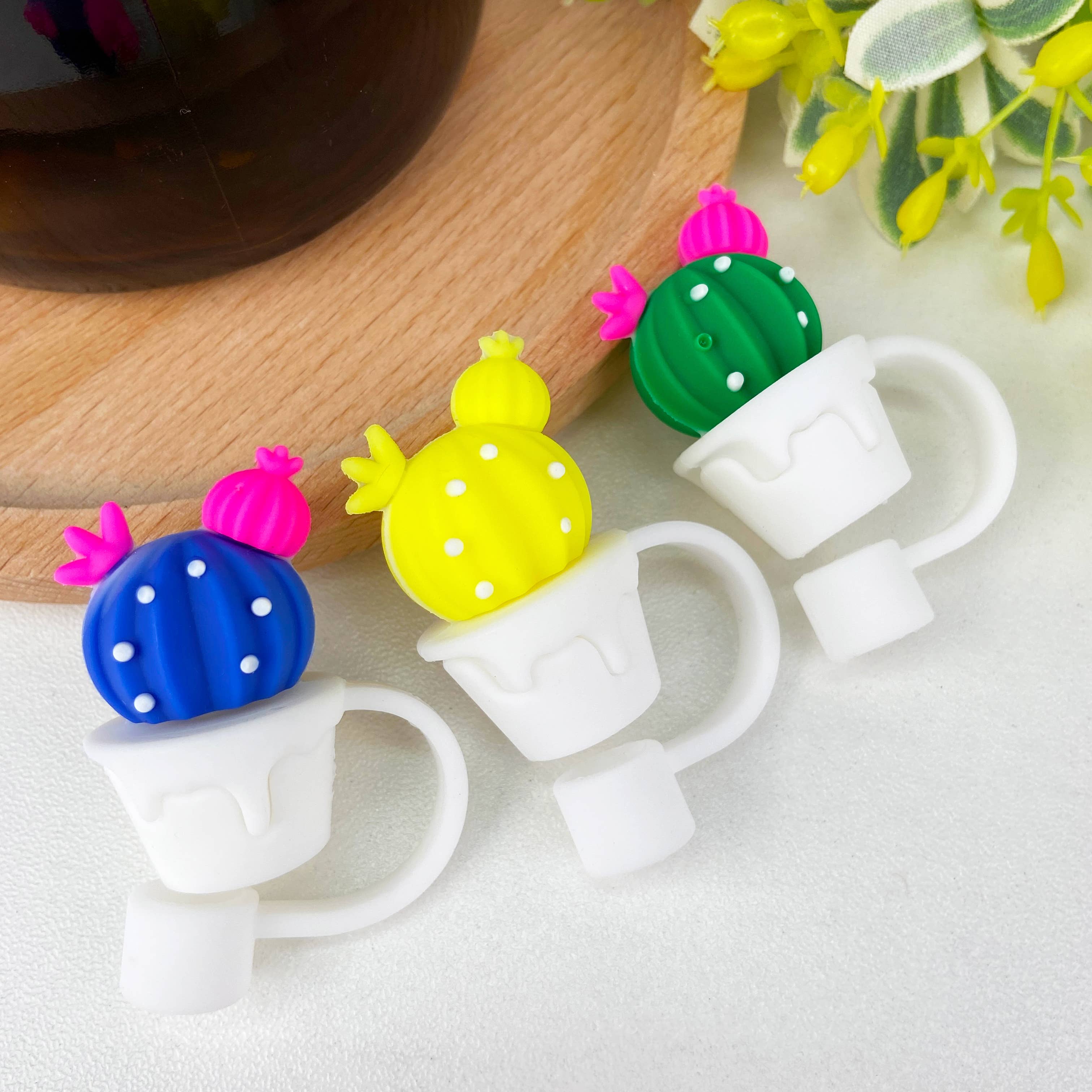 SoapElenGlen - Wholesale Drinking Straw - Cute dustproof drinkware straw plug straw cover straw cover25