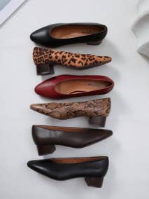 leopard Pointed toe pump in faux leather or printed textile22-371 for wholesale on Faire11