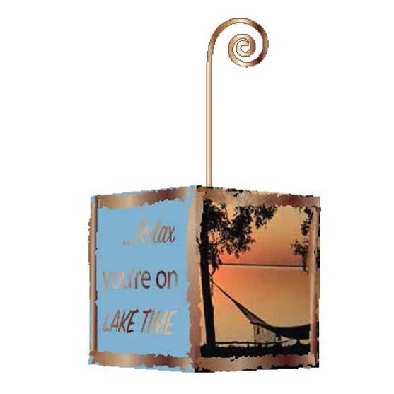 Photo Cube Relax Lake (Large) for wholesale by iLove Home Decor