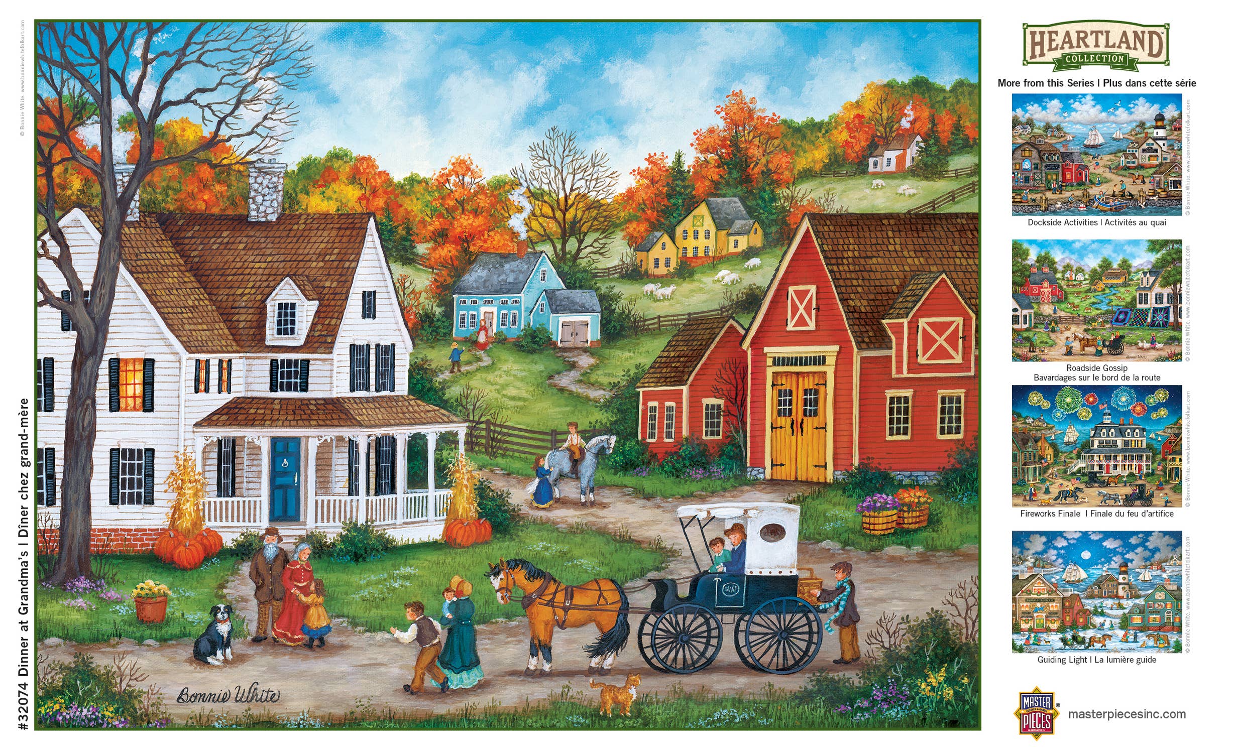 Masterpieces Puzzles - Wholesale Puzzle - Adult - Heartland - Dinner at Grandmas 550 Piece Puzzle3