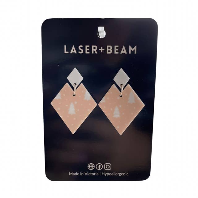 Christmas Dangles - Diamond design for wholesale by laserandbeam