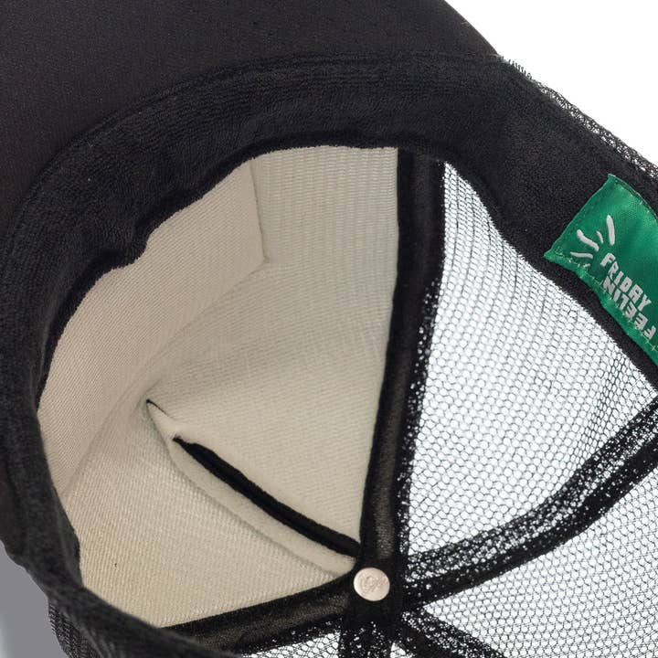 Snow Bunny Trucker Hat in Black for wholesale on Faire3