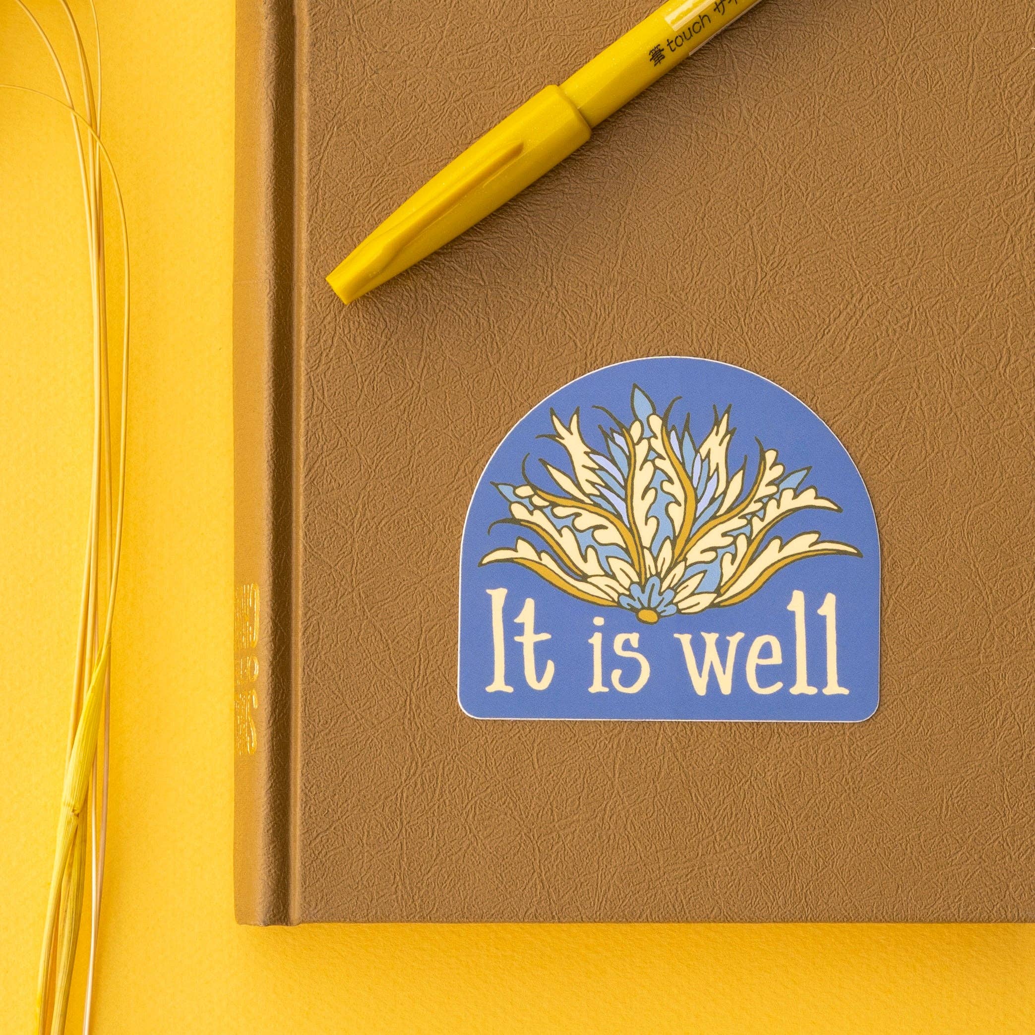 Little Things Studio - Wholesale Sticker - It Is Well Hymn Sticker