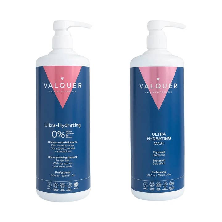 Ultra-Hydrating Pack Shampoo and Mask Dry 1975 ml for wholesale by Valquer Laboratorios