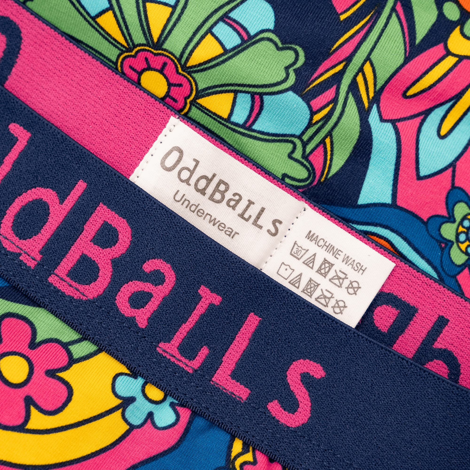 OddBalls – wholesale Underwear – Men's – Wildflower - Mens Cotton Boxer Shorts2