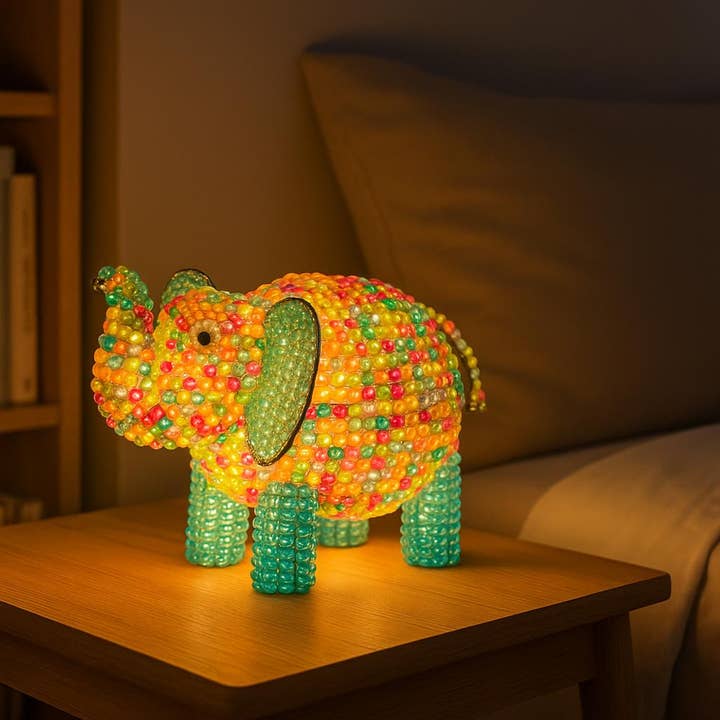 Beadworx By Extol Accessories Ltd. - Wholesale Accent/Desk Lamp - Lamp, Elephant2