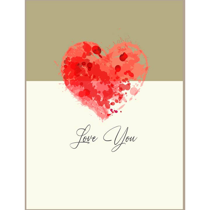 Elsker dig - Hjerte for engroshandel hos Rush Design Ltd