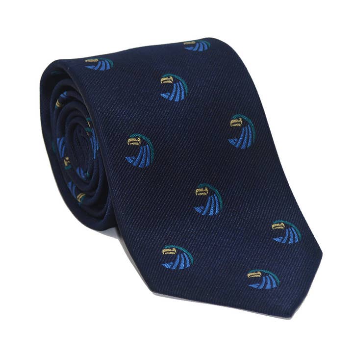 Salve Regina University Necktie - Seahawk Navy, Woven Silk for wholesale by SummerTies