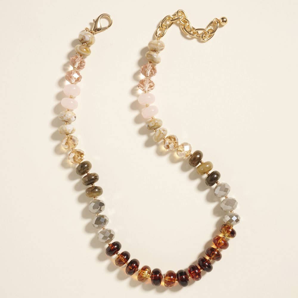 Sensibling Corp. - Wholesale Beaded/Pearl Necklace - Gradient Multi Beaded Necklace6