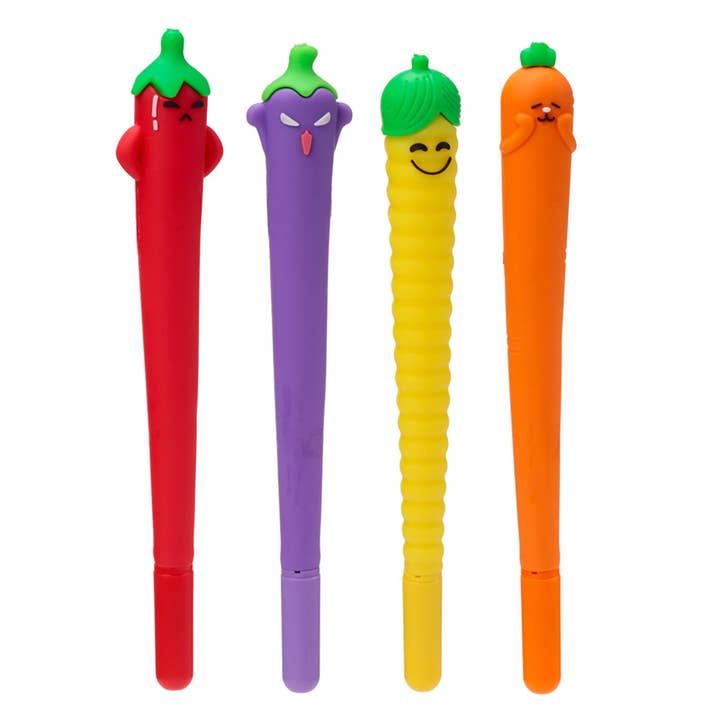 Puckator Ltd – wholesale Pen – Veg Friends Fine Tip Pen1