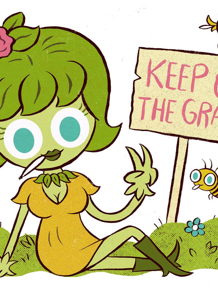 8 X 10-Druck „Keep on the Grass“ für den Großhandel von Jellykoe