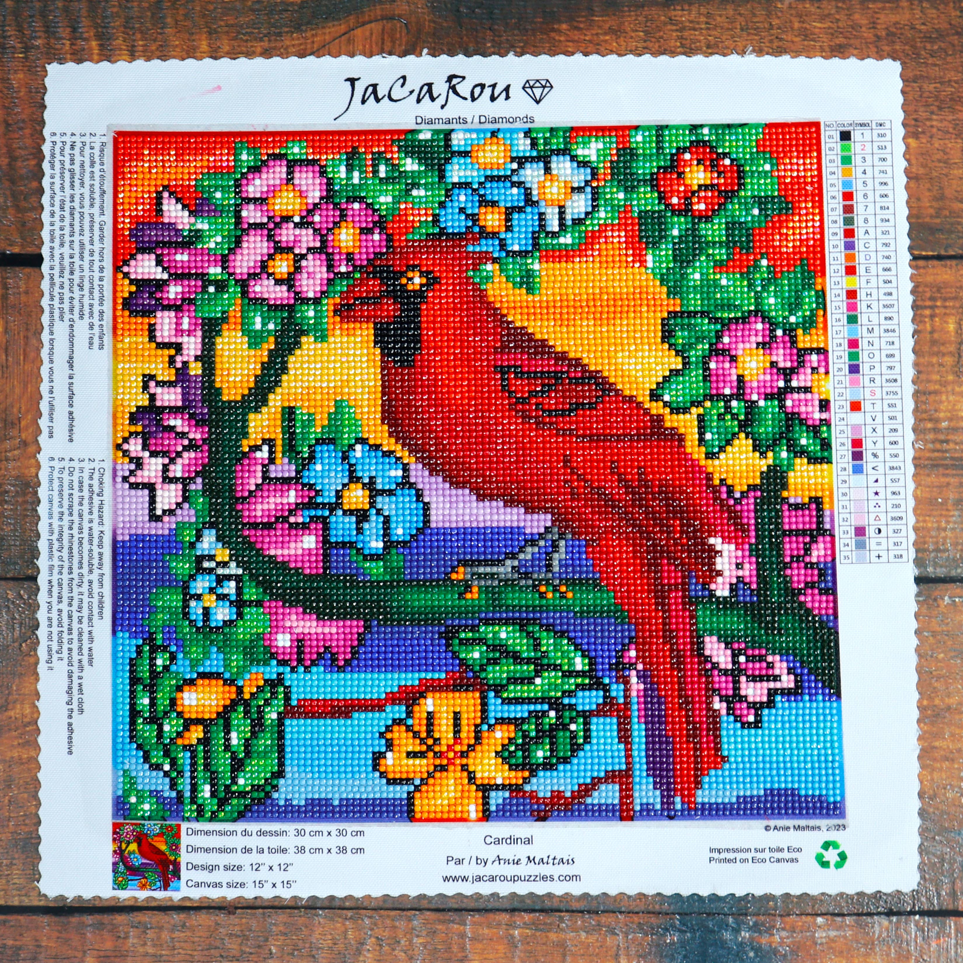 Wholesale Cardinal Diamond painting Art kit for your store - Faire