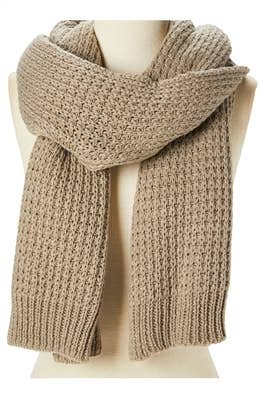 DNMC - Wholesale Scarf - Women's - WINTER SCARVES ON SALE! Chunky Knit Blanket Scarf3