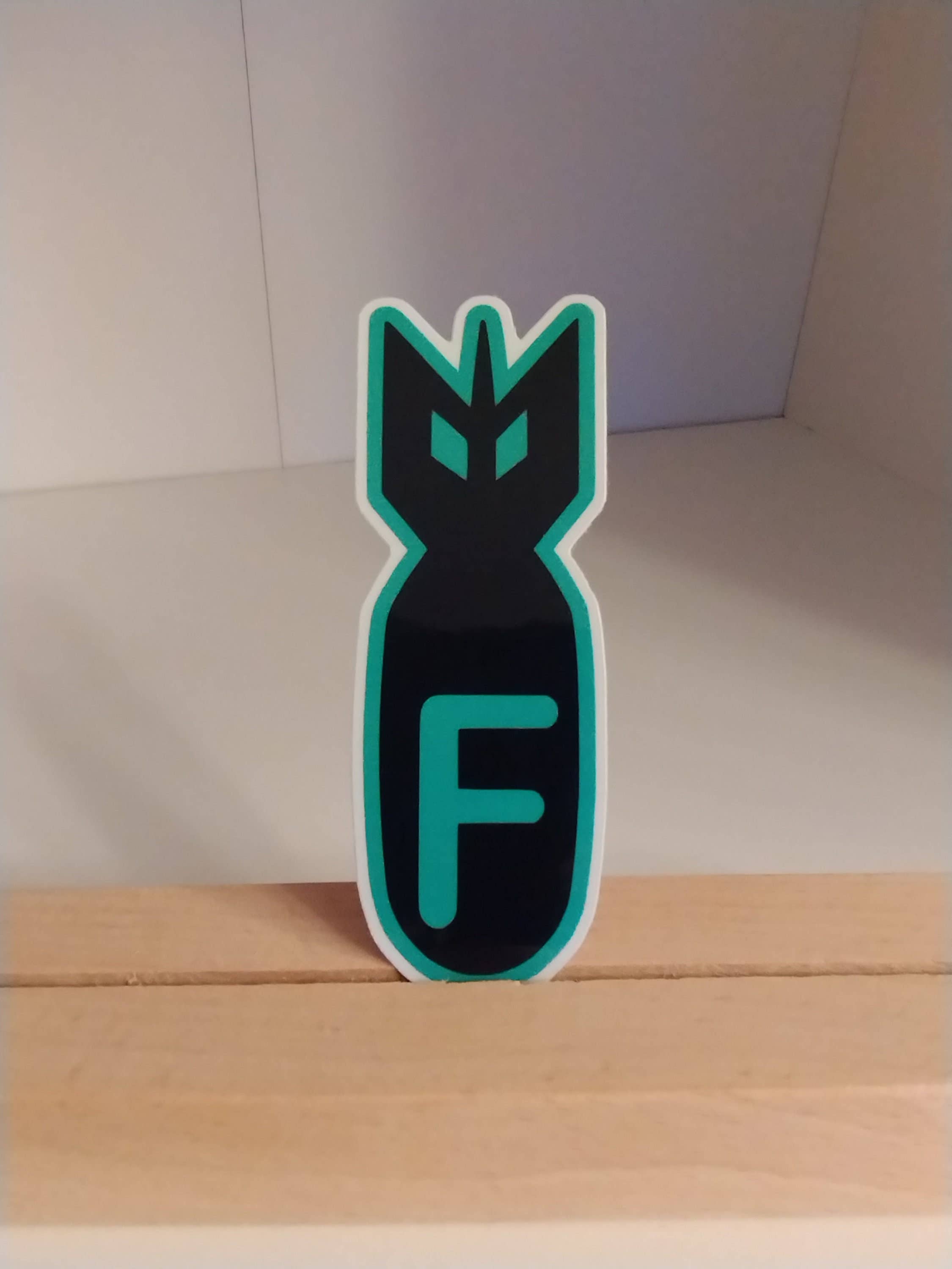 The Crafty Bookworm3 - Wholesale Sticker - F Bomb Waterproof Vinyl Sticker for Laptops & Bottles2