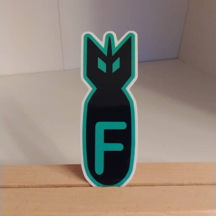 The Crafty Bookworm3 - Wholesale Sticker - F Bomb Waterproof Vinyl Sticker for Laptops & Bottles2