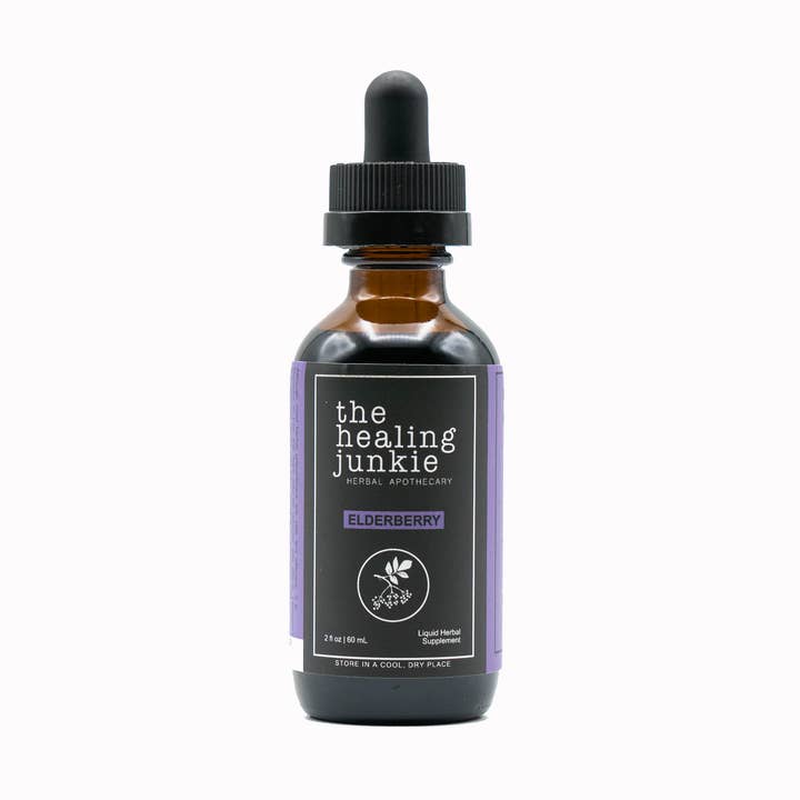 Tintura di sambuco per la vendita all'ingrosso da parte di The Healing Junkie Herbal Apothecary