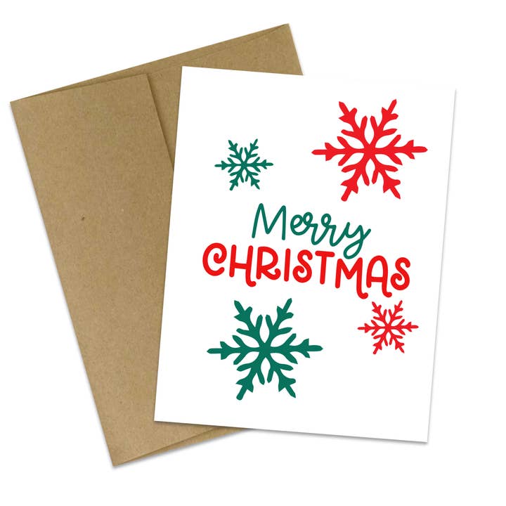 Merry Christmas Card | Holiday Season Card | Christmas for wholesale by Butterflies + Halos